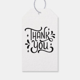 Tack Elegant Monogram Minimal Script Bröllop Presentetikett