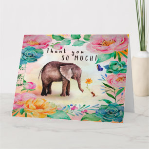 Tack Elephant & Mouse Kort