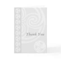 Tack- eller tackkort för Scottish Bröllop