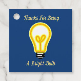 Tack Employee Bright Bulb Recognition Gåvor Etiketter