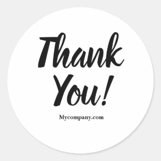 Tack etiketter - tack med ett märke