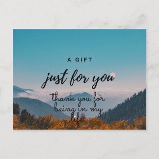 Tack, familj och kärlek-kort. vykort