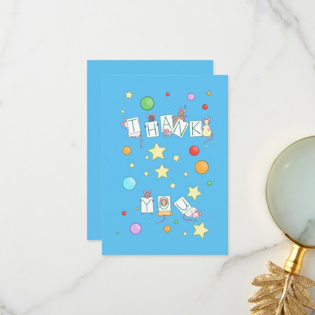 Tack Färgflytande möss (Fram/Back In Situ)