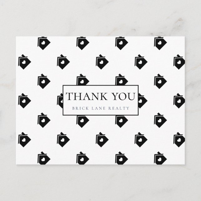 Tack Fastighets Hus Vykort (Framsida)