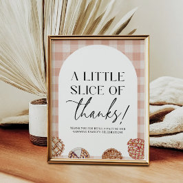 Tack favor Little Cutie Paj Baby Shower Party Poster