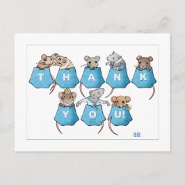 Tack Fickpärmar Postkort Vykort