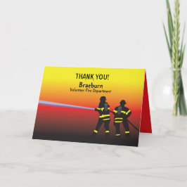 Tack Firefighters Card Kort