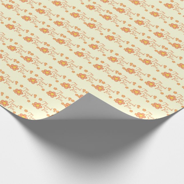 Tack Flowers Presentpapper (Hörn)