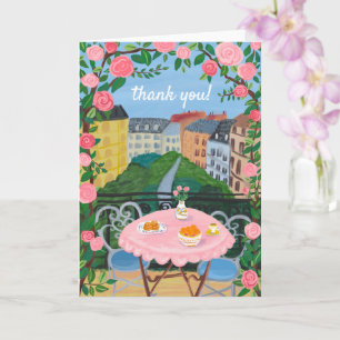 TACK Flowers Terrace Tea Time Paris Kort