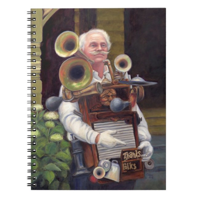 Tack Focks - musikman Anteckningsbok (Framsidan)