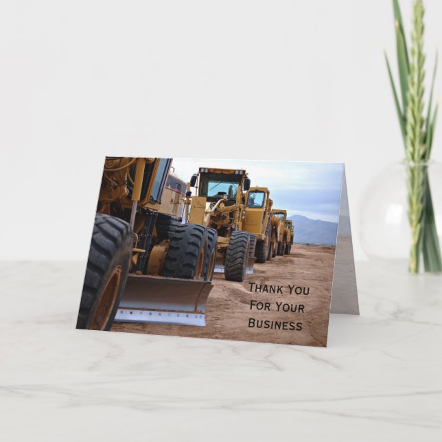 Tack för Affärskortet Kort (Framsida)