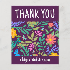 Tack för akut Lila av Blommigt för din beställning