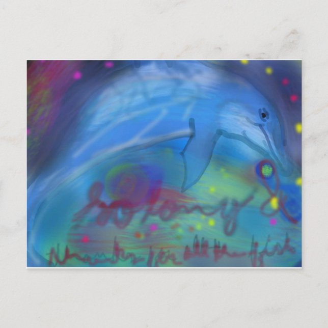 Tack för all fisk! vykort (Framsida)