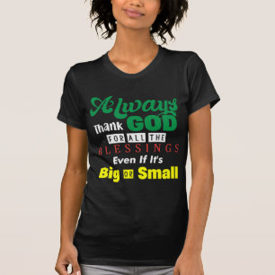 Tack för all välsignelse t shirt