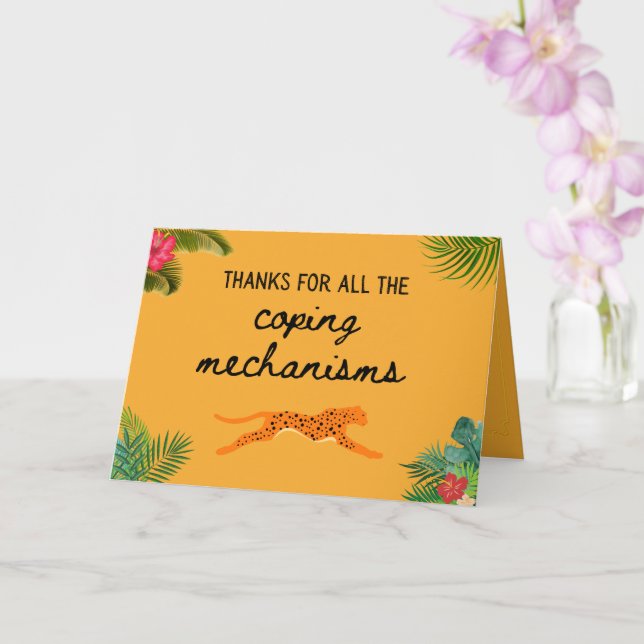 Tack för alla kopieringsmekanismer i Mors dag Kort (Orkide)