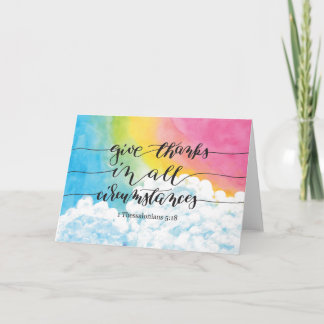 Tack för alla omständigheter i Ge