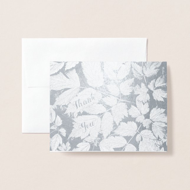 Tack: för alla tillfällen folierat kort (Framsida med kuvert)