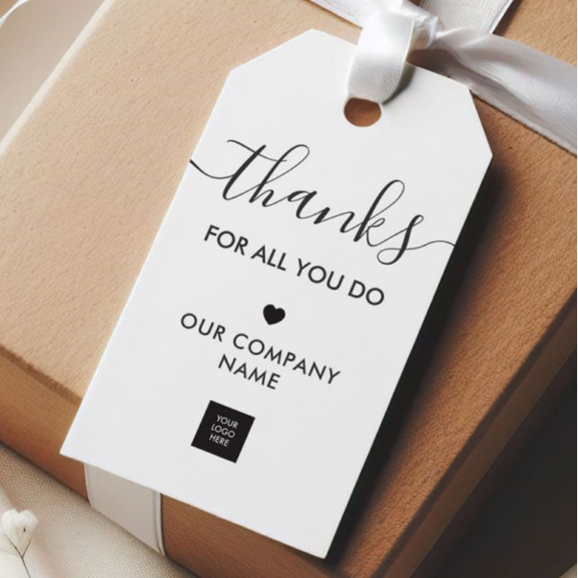 Tack för allt du ger Märkre, Kraft Presentetikett (Skapare uppladdad)