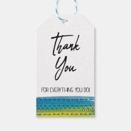 Tack för allt du gör presentetikett