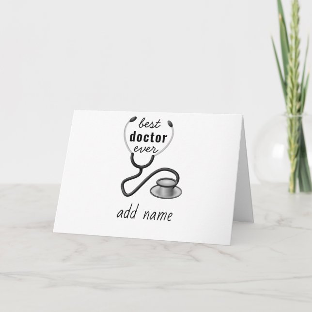 Tack för allt, fantastisk doktor, vi uppskattar di kort (Framsida)