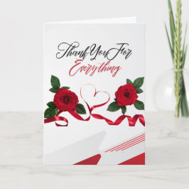 Tack för allt (John 15:12-13) Kort