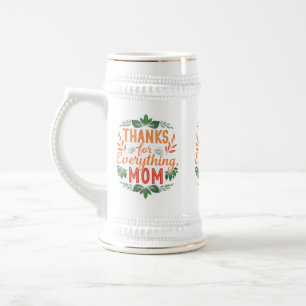 Tack för allt, Mamma" - Stein 22 oz Sejdel