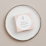 Tack för Anpassningsbarna Bröllop i blommigt Scrip Runt Klistermärke<br><div class="desc">Enkelt botaniskt skript Black and White Bröllop Anpassningsbar Tack Classic Round Sticker</div>