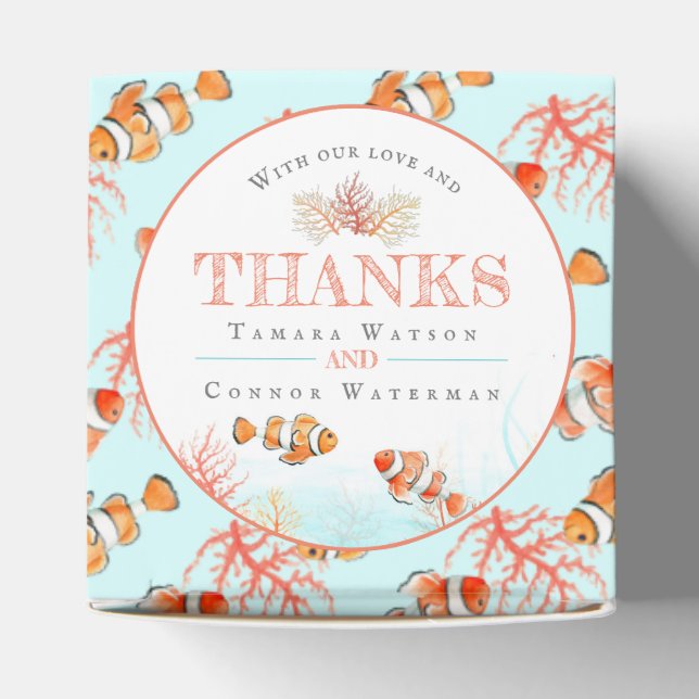 Tack för anpassningsbarna för tropiska fiskvattenf presentaskar (Överdel)