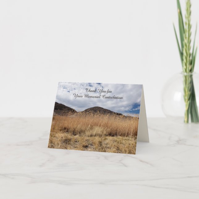 Tack för anteckningskortet för medlemsbidrag (Framsida)