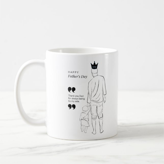 Tack för att alltid vara på min sida kaffemugg (Vänster)