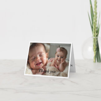 "Tack för att Baby har blivit en milsten" Tack Kort