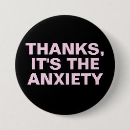 Tack för att det är Rosan Sarcastic Slogan Knapp