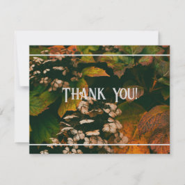 Tack för att du anpassar Fall Foliage Personalize Kort