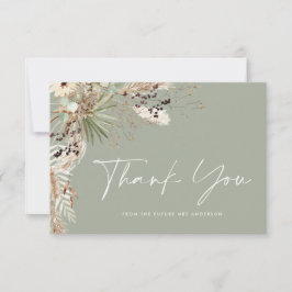 Tack för att du använder möhippa pampas modern sag inbjudningar