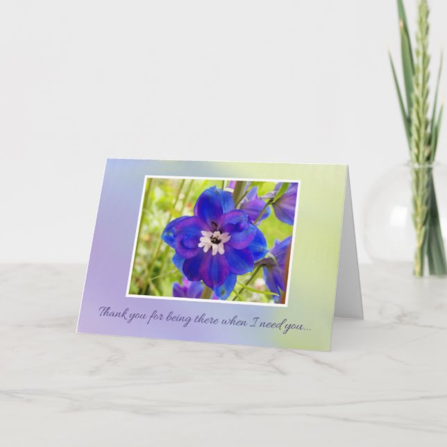 Tack för att du är där... kort (Framsida)