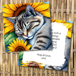 Tack för att du är där Personligen Kort