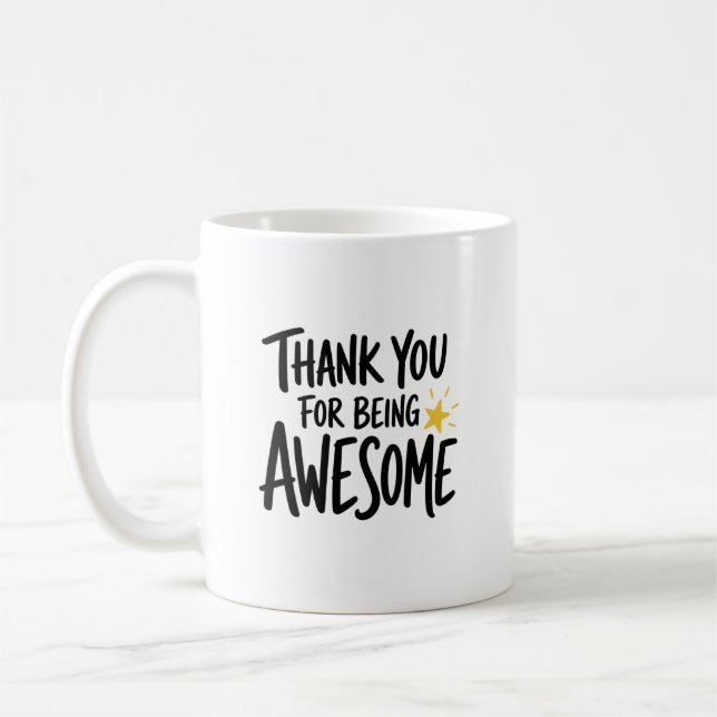 Tack för att du är en fantastisk kollega kaffemugg (Vänster)