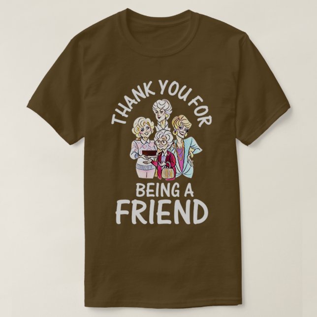 Tack för att du är en vän t shirt (Design framsida)