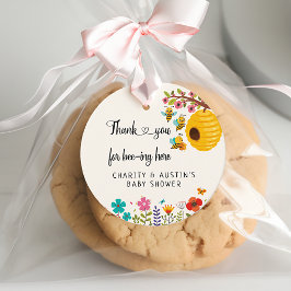 Tack för att du är här för att du har favorittagga gåvor etiketter