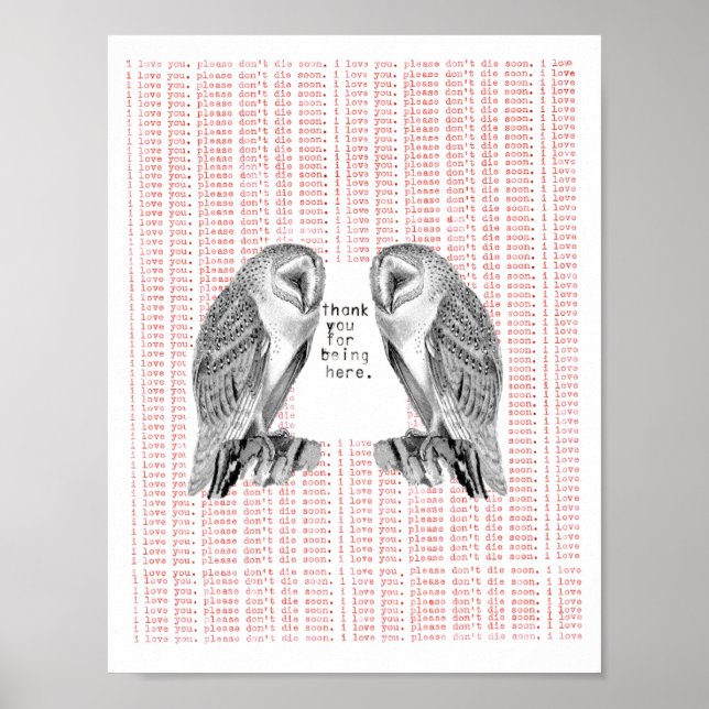 Tack för att du är här poster (Framsidan)