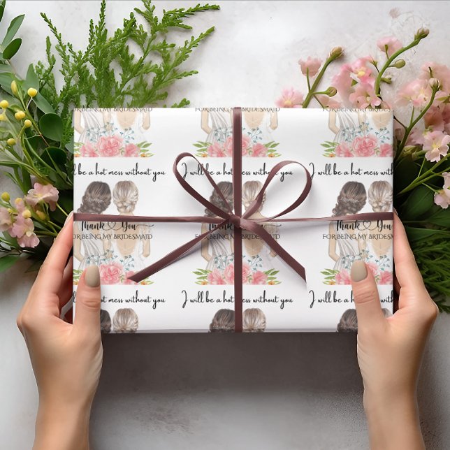 Tack för att du är min brud presentpapper (Skapare uppladdad)