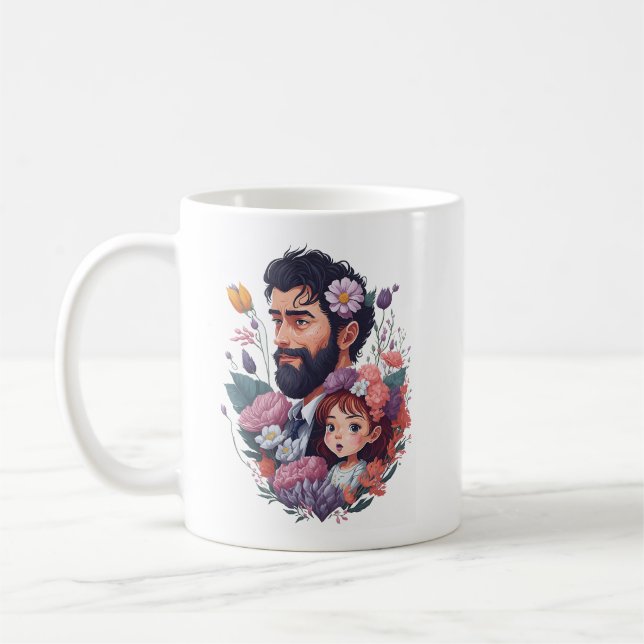 Tack för att du är min Pappa-Fars dag-gåva Kaffemugg (Vänster)