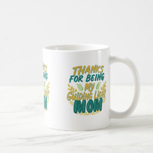 Tack för att du är mitt ledljus" - Klassiskt 11 oz Kaffemugg
