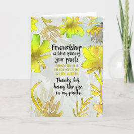 Tack för att du är Pee i Byxor Kort