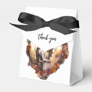 Tack för att du är Romantic Steampunk vattenfärgsp Presentaskar