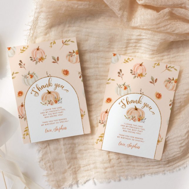 Tack för att du är söt, lilla pumpa. kort (Skapare uppladdad)