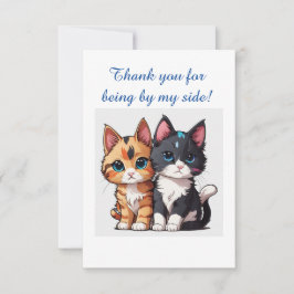 Tack för att du är vid min sida kort