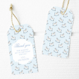 Tack för att du blev en jävla jävla jävla häst. presentetikett