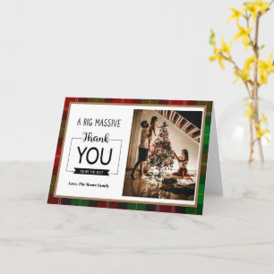 Tack för att du christmas christmas Photo Card Kort