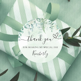 Tack för att du duschade eucalyptus greeneri runt klistermärke